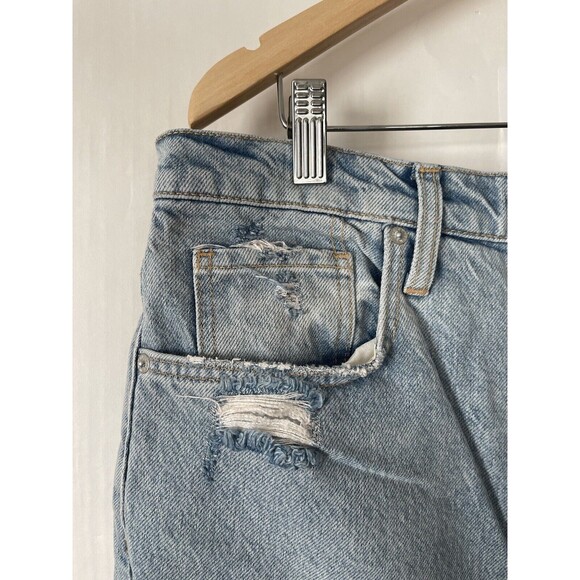 FREE PEOPLE x We The Free Distressed Tapered Baggy Boyfriend Jeans - 32 NWOT - Picture 4 of 14